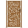 Puerta de jardín diseño llama acero desgastado 105x180 cm de , Puertas de jardín - Ref: Foro24-4100997, Precio: 232,67 €, Des...