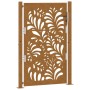 Puerta de jardín de acero desgastado diseño ondulado 105x155 cm de , Puertas de jardín - Ref: Foro24-4100976, Precio: 217,97 ...