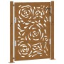Puerta de jardín diseño llama acero desgastado 105x130 cm de , Puertas de jardín - Ref: Foro24-4100995, Precio: 208,46 €, Des...