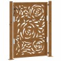 Puerta de jardín diseño llama acero desgastado 105x130 cm de , Puertas de jardín - Ref: Foro24-4100995, Precio: 208,46 €, Des...