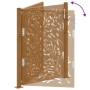 Puerta de jardín diseño llama acero desgastado 105x130 cm de , Puertas de jardín - Ref: Foro24-4100995, Precio: 208,46 €, Des...