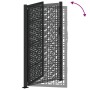 Puerta de jardín diseño en cruz de acero negra 105x180 cm de , Puertas de jardín - Ref: Foro24-4101002, Precio: 264,22 €, Des...