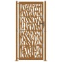 Puerta de jardín diseño con listón acero desgastado 105x205 cm de , Puertas de jardín - Ref: Foro24-4100988, Precio: 271,68 €...