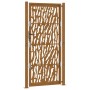 Puerta de jardín diseño con listón acero desgastado 105x205 cm de , Puertas de jardín - Ref: Foro24-4100988, Precio: 271,68 €...