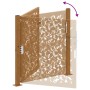 Puerta de jardín de acero desgastado diseño ondulado 105x105 cm de , Puertas de jardín - Ref: Foro24-4100974, Precio: 166,13 ...