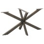 Pata mesa comedor forma araña natural 150x78x(72-73) cm acero de , Patas para mesas - Ref: Foro24-4013119, Precio: 178,26 €, ...
