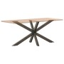 Pata mesa comedor forma araña natural 150x78x(72-73) cm acero de , Patas para mesas - Ref: Foro24-4013119, Precio: 178,26 €, ...