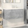 Set muebles de baño 2 piezas madera contrachapada gris hormigón de , Muebles de baño - Ref: Foro24-3324963, Precio: 341,62 €,...