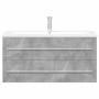Set muebles de baño 2 piezas madera contrachapada gris hormigón de , Muebles de baño - Ref: Foro24-3324963, Precio: 341,62 €,...