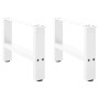 Patas de mesa de centro blanco 2uds acero 50x(30-31) cm de , Patas para mesas - Ref: Foro24-4013261, Precio: 61,24 €, Descuen...