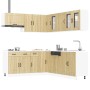 Mueble cocina Kalmar roble sonoma 11 pzas madera contrachapada de , Armarios de cocina - Ref: Foro24-3314914, Precio: 703,63 ...