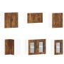 Mueble cocina Kalmar roble ahumado 11 pzas madera contrachapada de , Armarios de cocina - Ref: Foro24-3314916, Precio: 752,27...