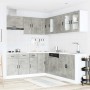 Mueble cocina Porto gris hormigón 11 pzas madera contrachapada de , Armarios de cocina - Ref: Foro24-3314935, Precio: 716,24 ...