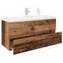 Mueble lavabo con lavabo integrado y grifo madera vieja de , Tocadores de baño - Ref: Foro24-3328937, Precio: 350,00 €, Descu...