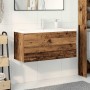 Mueble lavabo con lavabo integrado y grifo madera vieja de , Tocadores de baño - Ref: Foro24-3328937, Precio: 350,00 €, Descu...