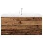 Mueble lavabo con lavabo integrado y grifo madera vieja de , Tocadores de baño - Ref: Foro24-3328937, Precio: 350,00 €, Descu...