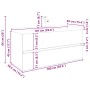 Mueble lavabo con lavabo integrado y grifo madera vieja de , Tocadores de baño - Ref: Foro24-3328937, Precio: 350,00 €, Descu...