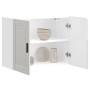Armario pared cocina Porto madera ingeniería blanca alto brillo de , Armarios de cocina - Ref: Foro24-854069, Precio: 86,95 €...