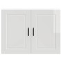 Armario pared cocina Porto madera ingeniería blanca alto brillo de , Armarios de cocina - Ref: Foro24-854069, Precio: 86,95 €...