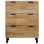 Aparador marrón 60x33x75 cm madera maciza mango de , Taquillas y armarios de almacenamiento - Ref: Foro24-4017723, Precio: 18...