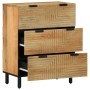 Aparador marrón 60x33x75 cm madera maciza mango de , Taquillas y armarios de almacenamiento - Ref: Foro24-4017723, Precio: 18...