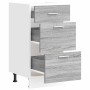 Armario bajo de madera de ingeniería gris sonoma 40x46x81,5 cm de , Armarios de cocina - Ref: Foro24-854216, Precio: 93,90 €,...