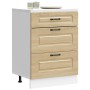 Mueble bajo de cocina Kalmar madera ingeniería de roble sonoma de , Armarios de cocina - Ref: Foro24-854282, Precio: 115,46 €...
