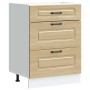 Mueble bajo de cocina Kalmar madera ingeniería de roble sonoma de , Armarios de cocina - Ref: Foro24-854282, Precio: 115,46 €...