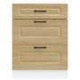 Mueble bajo de cocina Kalmar madera ingeniería de roble sonoma de , Armarios de cocina - Ref: Foro24-854282, Precio: 115,46 €...