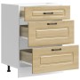 Mueble bajo de cocina Kalmar madera ingeniería de roble sonoma de , Armarios de cocina - Ref: Foro24-854282, Precio: 115,46 €...