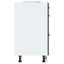 Mueble bajo de cocina Kalmar madera de ingeniería negra de , Armarios de cocina - Ref: Foro24-854280, Precio: 129,66 €, Descu...