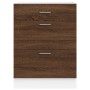Armario bajo de cocina de madera de ingeniería de roble marrón de , Armarios de cocina - Ref: Foro24-854256, Precio: 103,30 €...