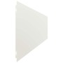 Bordes para césped 10 uds acero laminado frío blanco 20x103 cm de , Ribetes y bordes para jardín - Ref: Foro24-860155, Precio...