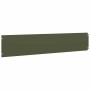 Bordes césped 10 uds acero laminado frío verde oliva 20x103 cm de , Ribetes y bordes para jardín - Ref: Foro24-860157, Precio...