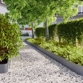 Bordes césped 30 uds antracita 20x103 cm acero laminado frío de , Ribetes y bordes para jardín - Ref: Foro24-860162, Precio: ...