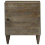 Mesitas noche 2 uds madera maciza mango gris claro 40x33x46 cm de , Mesitas de noche - Ref: Foro24-4017789, Precio: 96,05 €, ...