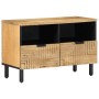 Mueble de TV madera maciza mango marrón 70x33x46 cm de , Almacenamiento para CD y DVD - Ref: Foro24-4017721, Precio: 99,29 €,...