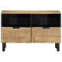 Mueble de TV madera maciza mango marrón 70x33x46 cm de , Almacenamiento para CD y DVD - Ref: Foro24-4017721, Precio: 99,29 €,...