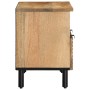 Mueble de TV madera maciza mango marrón 70x33x46 cm de , Almacenamiento para CD y DVD - Ref: Foro24-4017721, Precio: 99,29 €,...