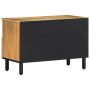 Mueble de TV madera maciza mango marrón 70x33x46 cm de , Almacenamiento para CD y DVD - Ref: Foro24-4017721, Precio: 99,29 €,...