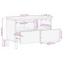 Mueble de TV madera maciza mango marrón 70x33x46 cm de , Almacenamiento para CD y DVD - Ref: Foro24-4017721, Precio: 99,29 €,...