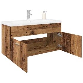 Mueble para lavabo con lavabo incorporado madera vieja de , Muebles de baño - Ref: Foro24-3328909, Precio: 307,16 €, Descuent...