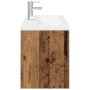 Mueble para lavabo con lavabo incorporado madera vieja de , Muebles de baño - Ref: Foro24-3328909, Precio: 307,16 €, Descuent...
