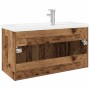 Mueble para lavabo con lavabo incorporado madera vieja de , Muebles de baño - Ref: Foro24-3328909, Precio: 307,16 €, Descuent...