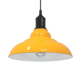 Lámpara colgante regulable altura E27 amarillo brillante Ø 31cm de , Lámparas - Ref: Foro24-4103439, Precio: 34,00 €, Descuen...