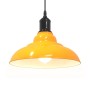 Lámpara colgante regulable altura E27 amarillo brillante Ø 31cm de , Lámparas - Ref: Foro24-4103439, Precio: 34,00 €, Descuen...