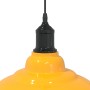Lámpara colgante regulable altura E27 amarillo brillante Ø 31cm de , Lámparas - Ref: Foro24-4103439, Precio: 34,00 €, Descuen...