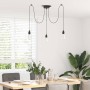 Lámpara colgante con 3 portalámparas E27 metal negro de , Lámparas - Ref: Foro24-4103453, Precio: 32,75 €, Descuento: %