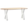 Patas de mesa de centro 2uds acero blanco 38x(42-43,3) cm de , Patas para mesas - Ref: Foro24-4012701, Precio: 71,44 €, Descu...