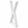 Patas de mesa de comedor 2 uds acero blanco 50x(72-73,3) cm de , Patas para mesas - Ref: Foro24-4012717, Precio: 108,15 €, De...